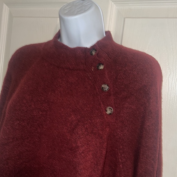 J.Crew Burgundy Soft Knubby Sweater XXL - Picture 4 of 5